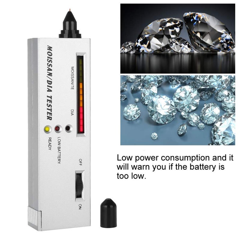 woobles Moissan Tester Professional High Precision Diamond Tester V2, Moissanite Detection, LED Diamond Indicator Test Diamonds Watcher Tool CE Certification Selector Gemstone Jewelry Gems Tool Jewelry Tools - Image 4